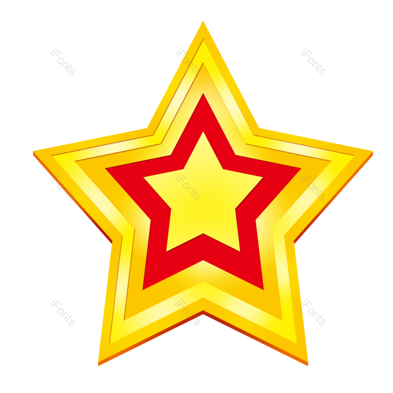 星星图片,党建元素,国庆PNG,免抠素材